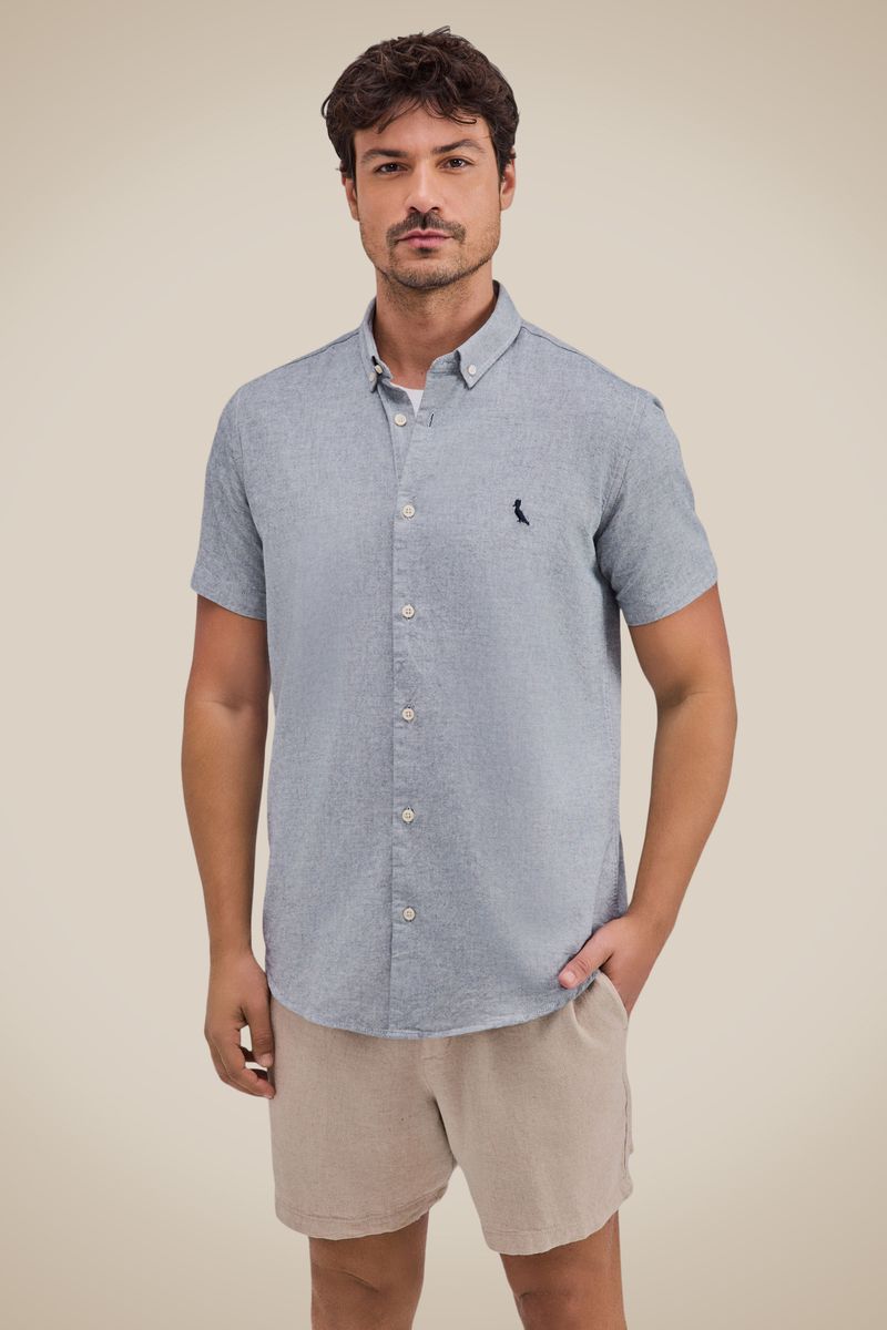 camisa mc pf oxford color